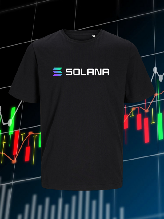 Solana t-shirt with crypto-inspired design