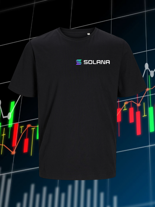 Solana t-shirt with crypto-inspired design